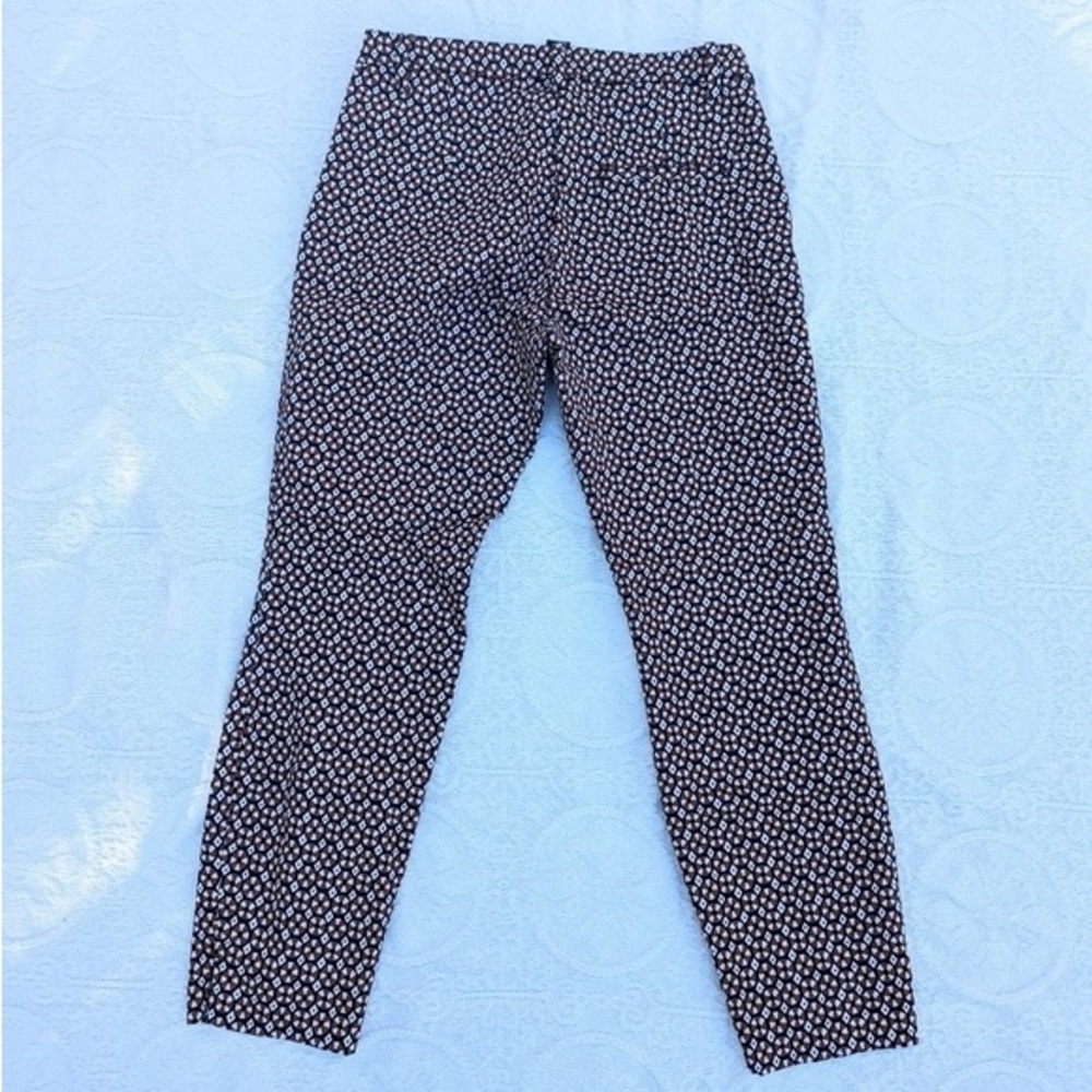 H&M║Patterned Side Zip Pants║Size 8